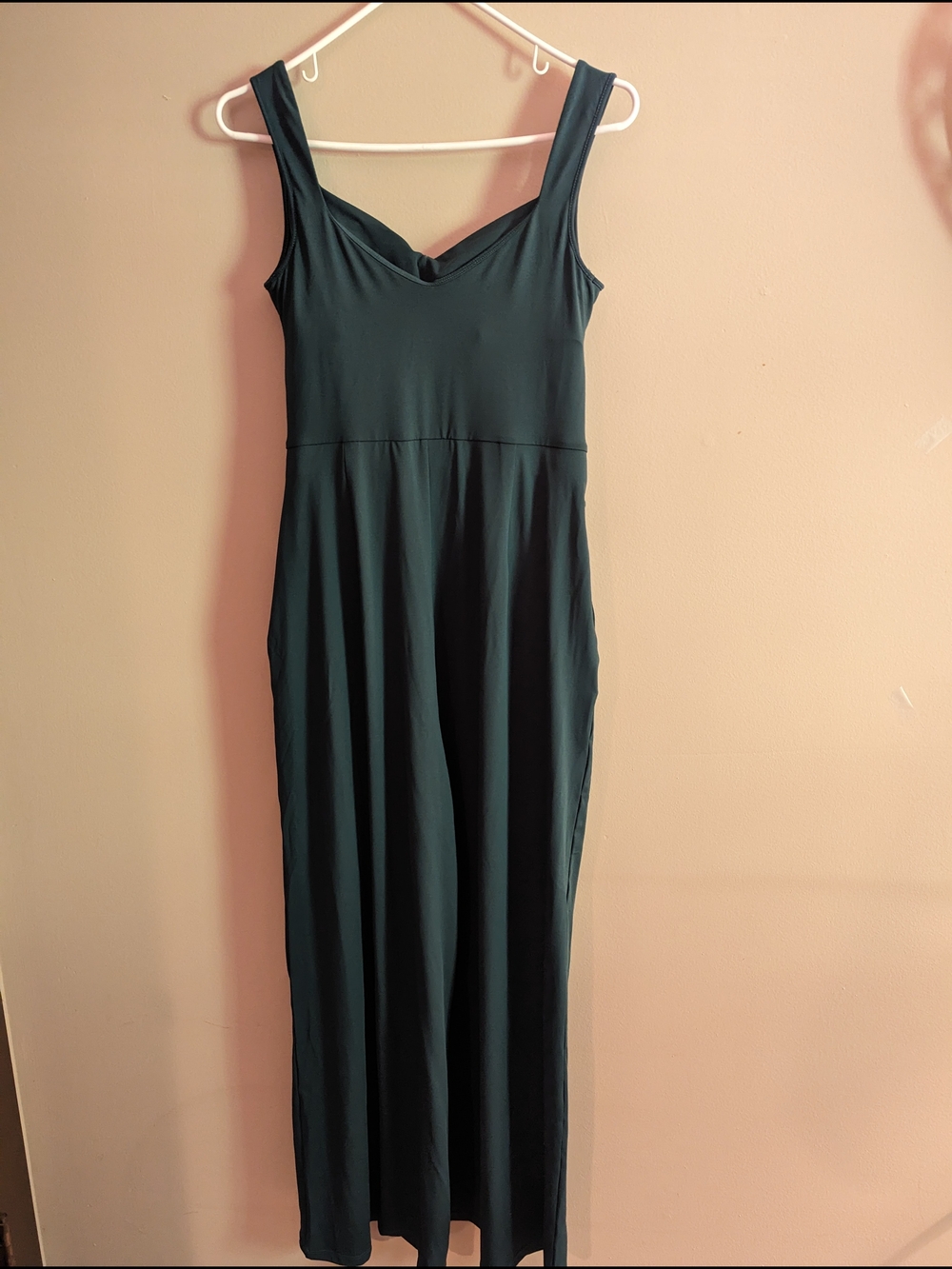 HALARA Forest Green Wide-Leg Sleeveless Jumpsuit - Picture 5 of 11